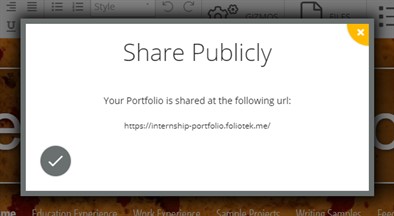 Public Share URL